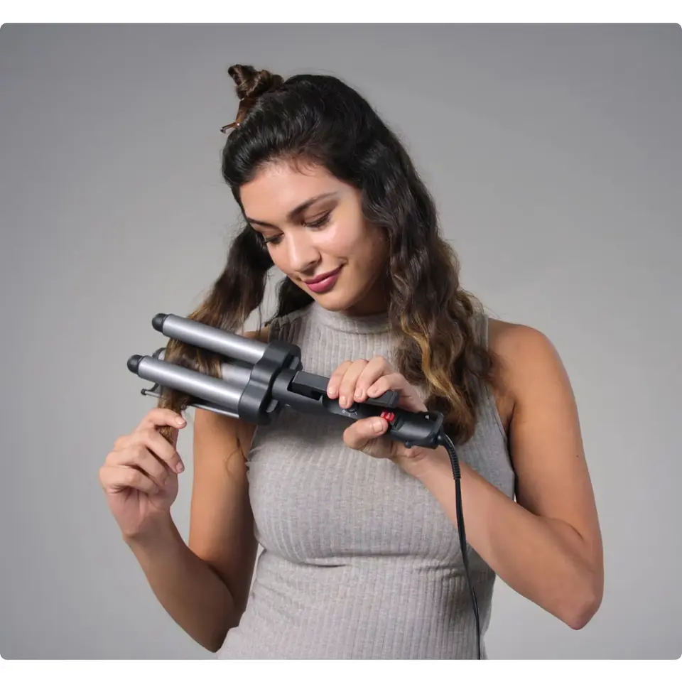 Ondulador Revlon Waver Jumbo 3 Barriles Cerámica 4