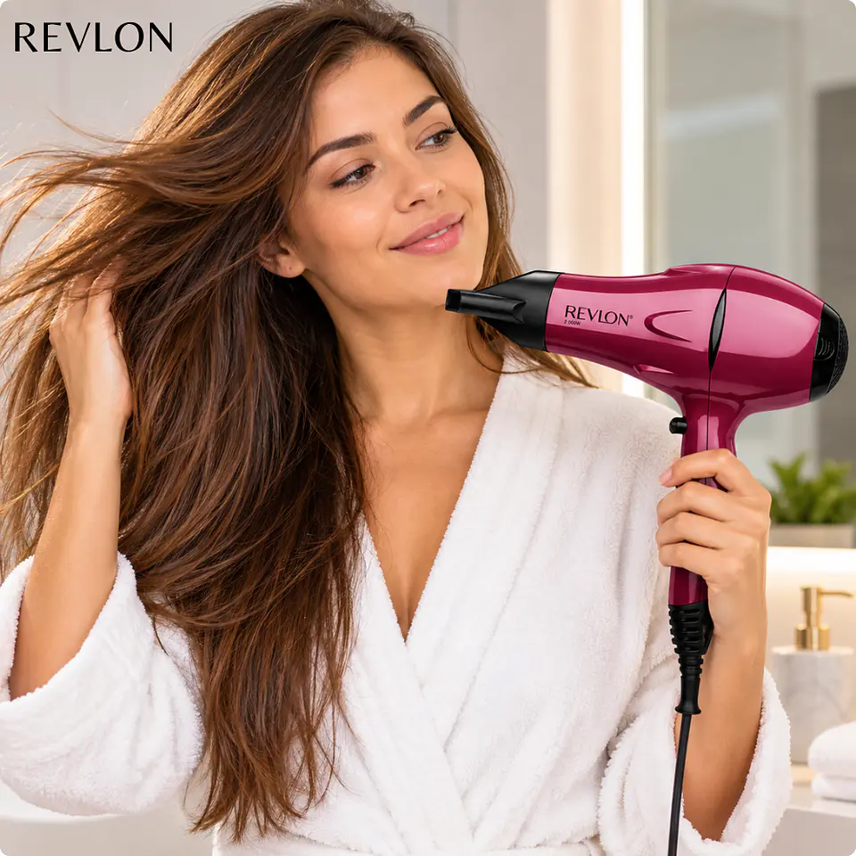 Combo Revlon Secador 2000W + Plancha Alisadora Cerámica 5