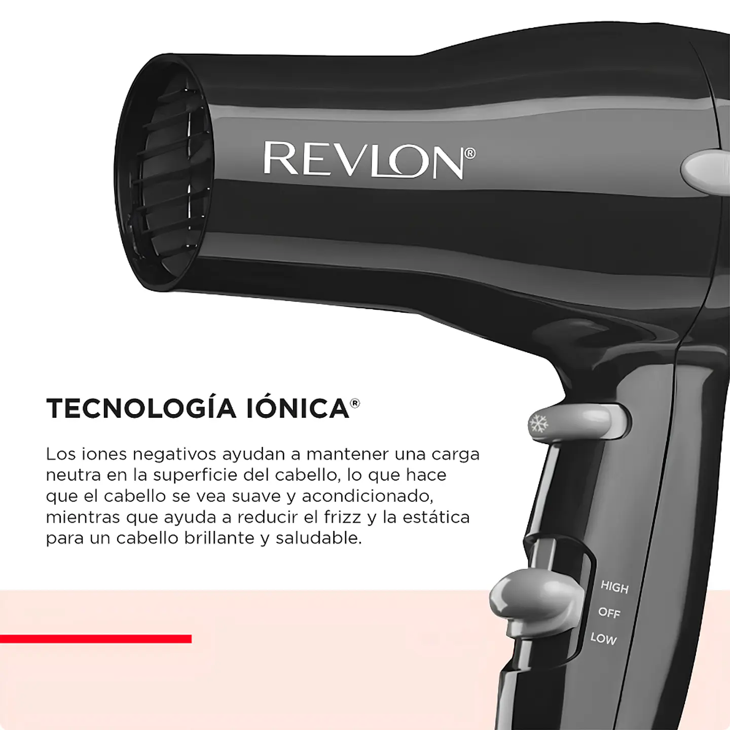 Secador Revlon Compacto Iónico 1850W 4