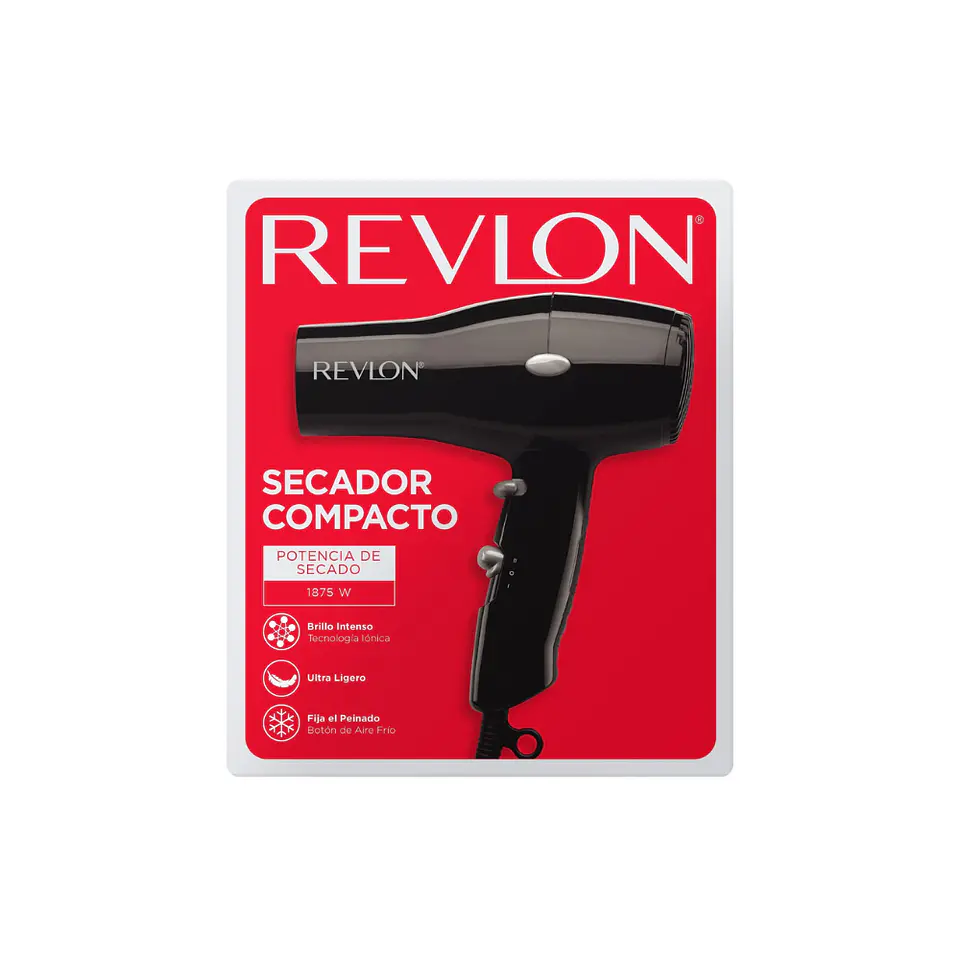 Secador Revlon Compacto Iónico 1850W 6