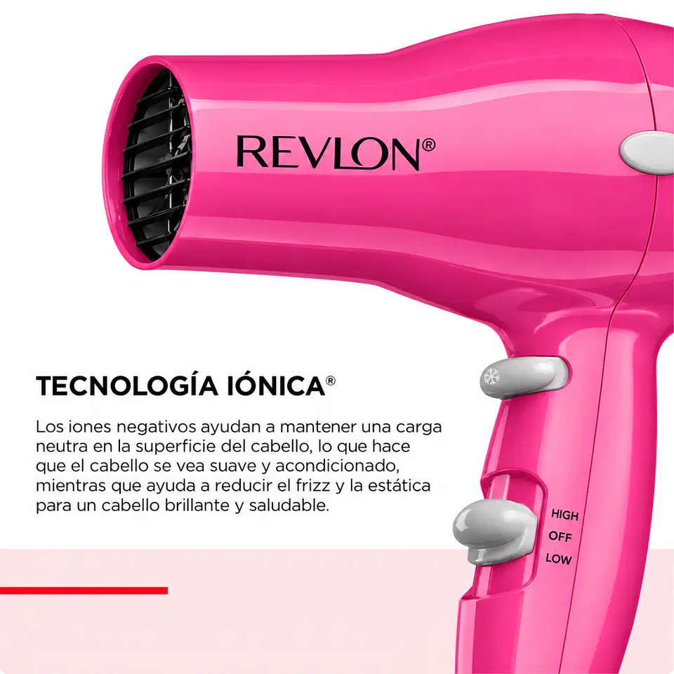 Secador Revlon Compacto Iónico 1850W 18