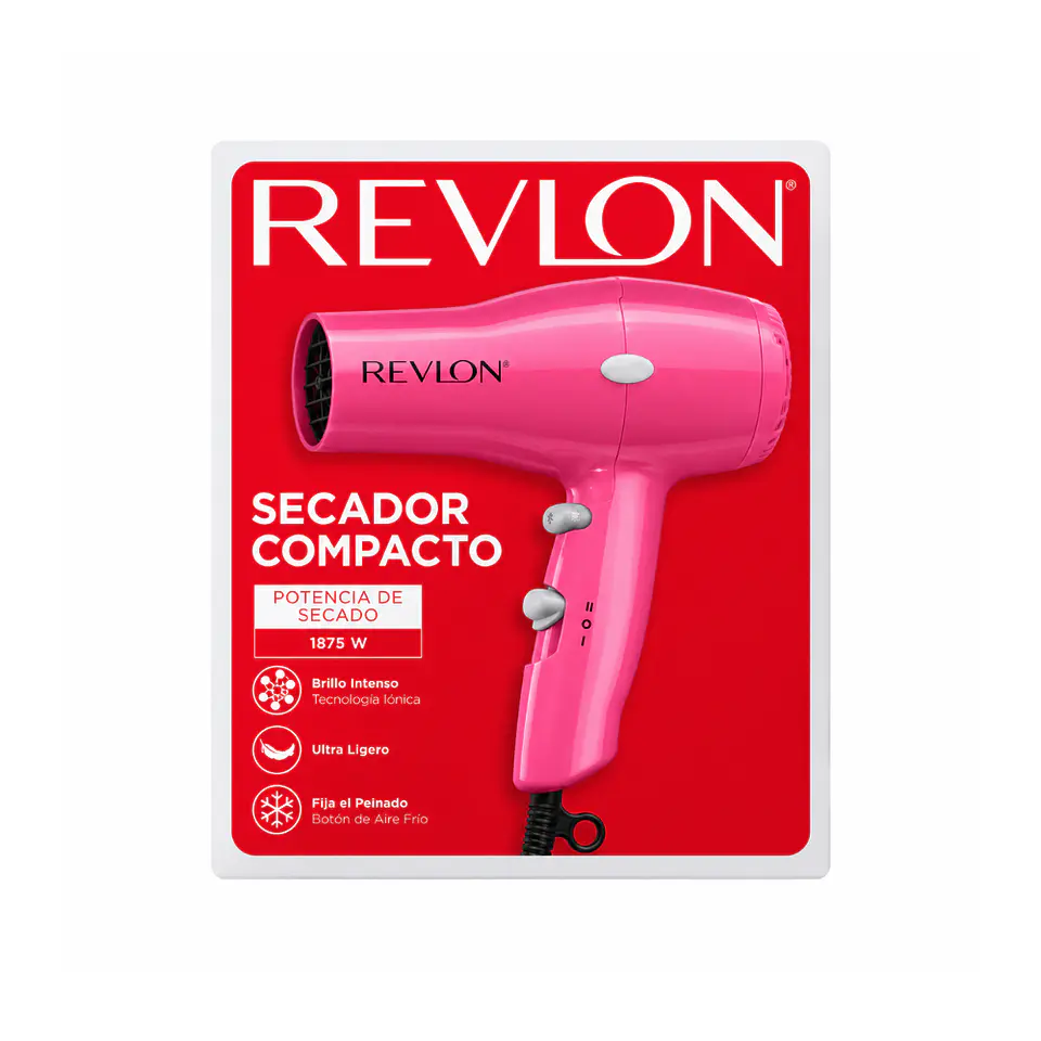 Secador Revlon Compacto Iónico 1850W 20