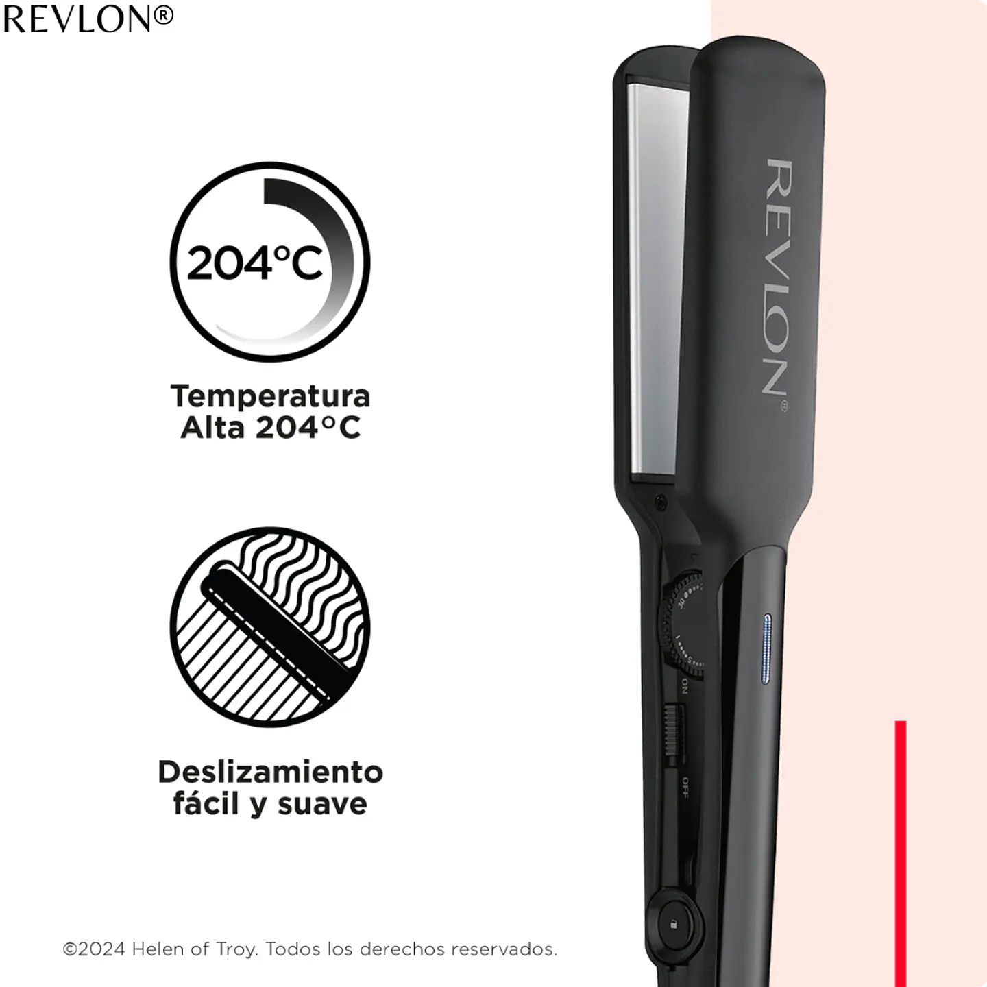Plancha Alisadora Revlon Fast Results Cerámica 2