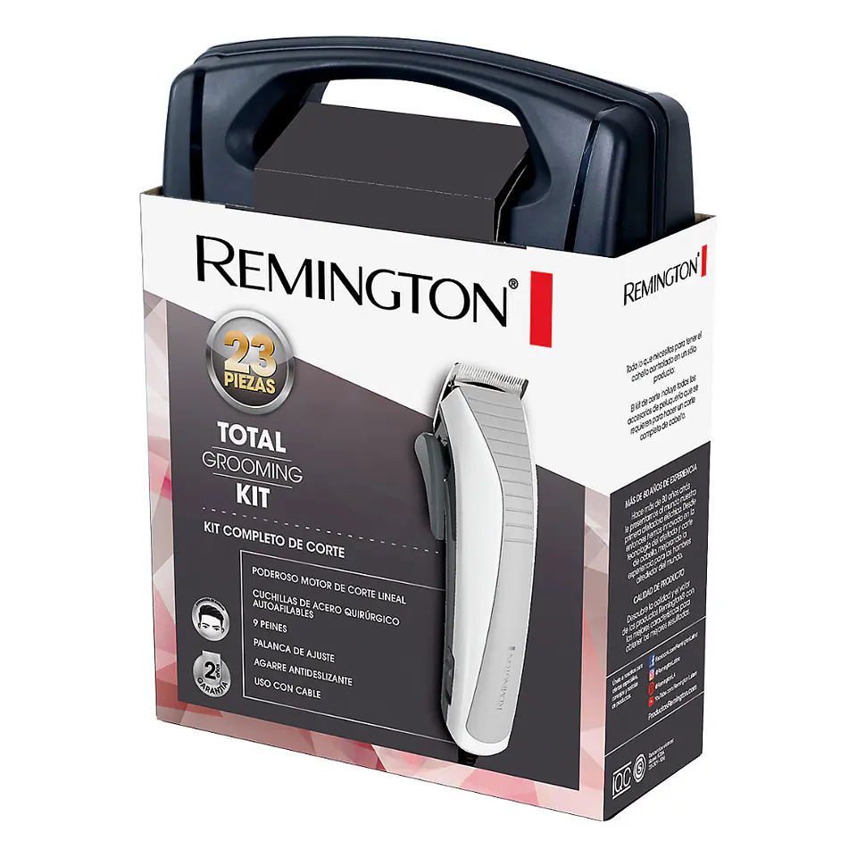 Máquina Cortadora de Pelo Remington HC4050 23 Piezas 6