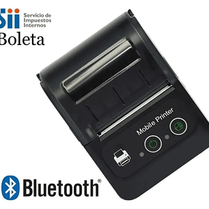 Mini Impresora Térmica Bluetooth Portátil 58mm