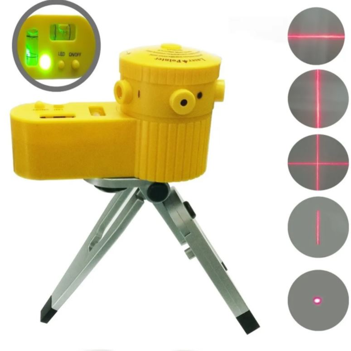 Nivel Laser Multifuncional 5 Líneas Incluye Trípode 1