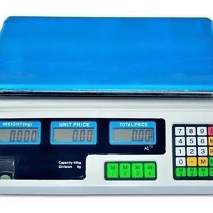 Balanza Pesa Digital 40kg Sobremesa