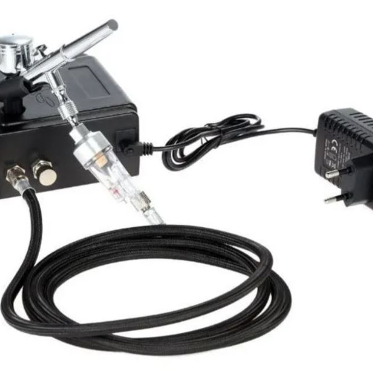 Kit Aerografo Profesional Compresor Filtro Manguera 2