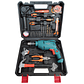 Kit De Herramientas + Taladro 710w 13mm Con Maletín - Miniatura 1