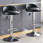 PACK 2 Silla Piso Bar Altura Regulable Taburete Respaldo - Miniatura 1