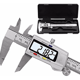 Pie De Metro Digital Profesional 0-150mm Con Estuche