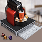Porta Cápsulas De Café Organizador Estante Cajón 36u - Miniatura 2