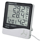 Higrómetro Con Sonda Externa Reloj Alarma - Miniatura 1