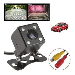 KIT Camara De Auto Retroceso 4 Led Ip68 + Pantalla 4.3