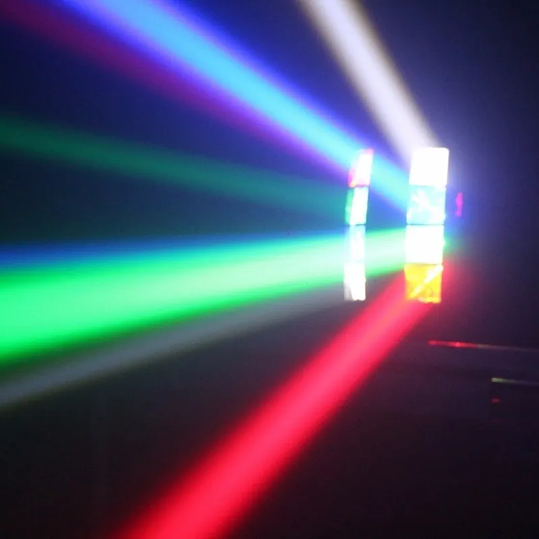Cabeza Movil Led Spider Beam Rgbw Dmx 8x3w Luz Disco 2