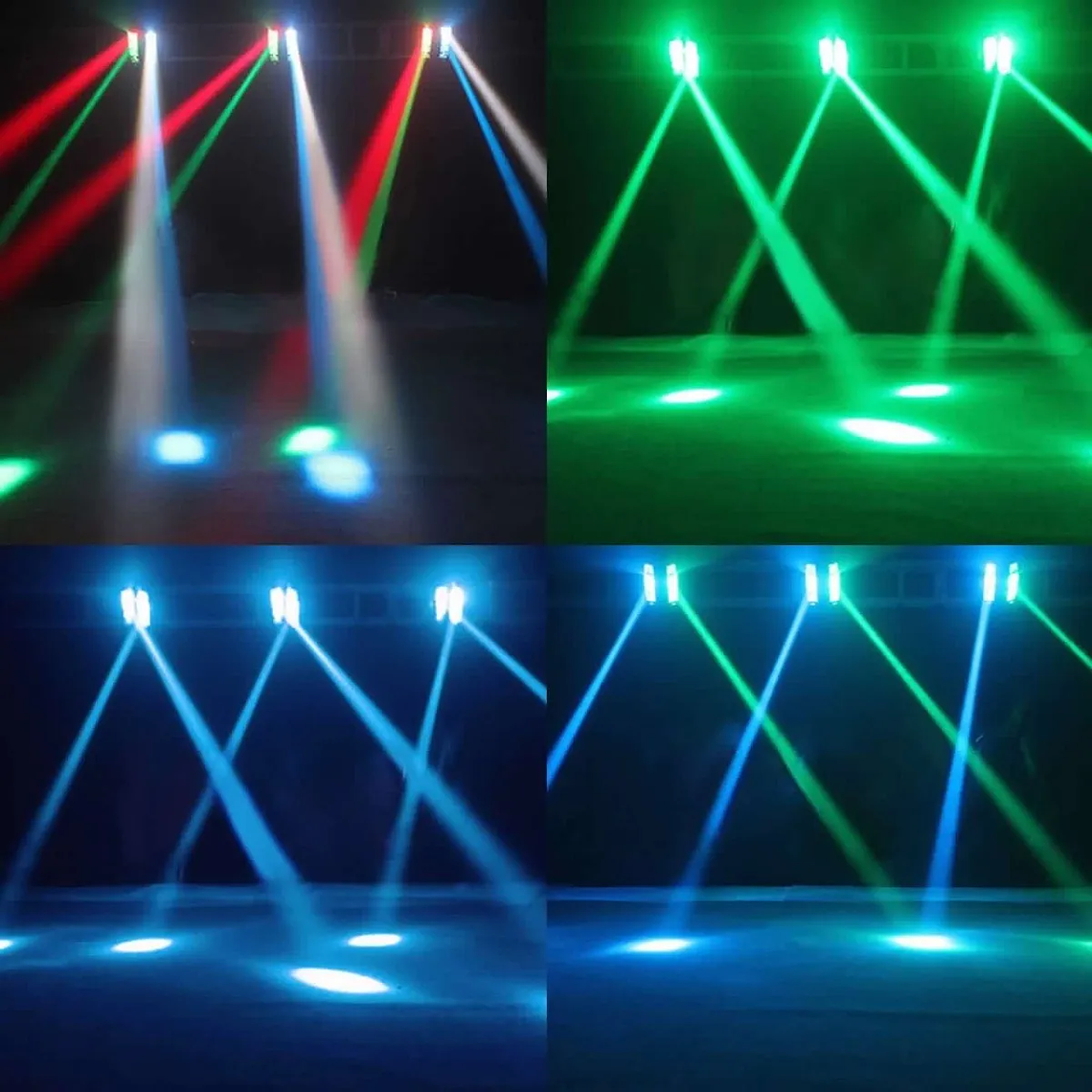 Cabeza Movil Led Spider Beam Rgbw Dmx 8x3w Luz Disco 3