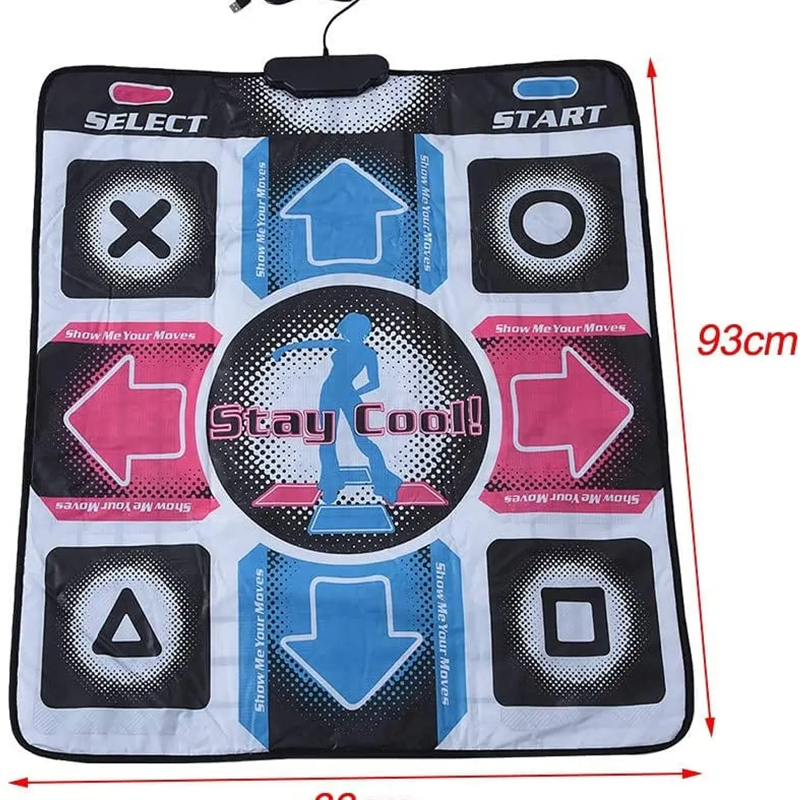 Alfombra De Baile Xtreme Dance Pad Directo A Tv Rca Y Pc Usb 3
