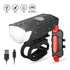 Set Luces Bicicleta Delantera Y Trasera Recargable Por Usb