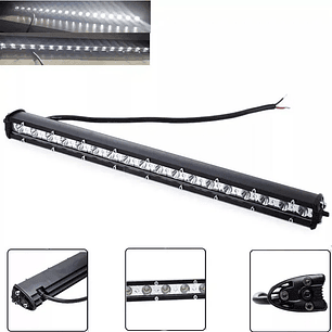 Barra Neblinero Led 54w Recta Slim 18 Led