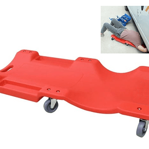 Camilla De Mecánico Plástica Con Ruedas