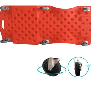 Camilla De Mecánico Plástica Con Ruedas