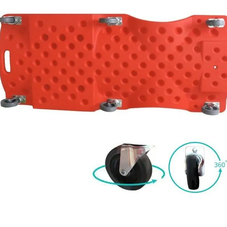 Camilla De Mecánico Plástica Con Ruedas 2