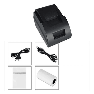 Impresora Térmica Usb Rollo 58mm Rj11 + 1 Rollos Papel