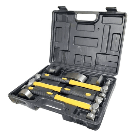 Kit Desabollador Martillo Set 7 Piezas Reparación Carrocería