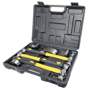 Kit Desabollador Martillo Set 7 Piezas Reparación Carrocería
