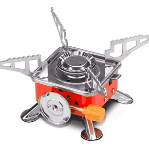 Cocinilla Mini A Gas Camping Outdoor Con Bolso