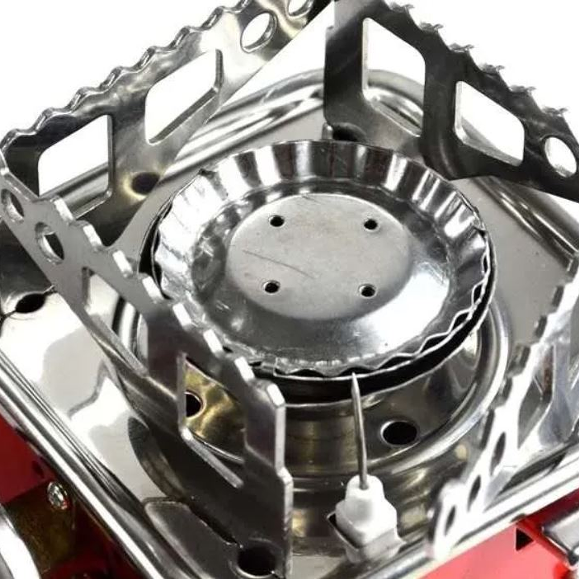 Cocinilla Mini A Gas Camping Outdoor Con Bolso 2