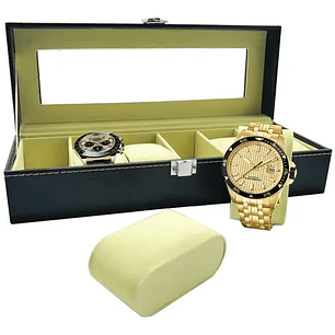 Caja De Relojes Organizador Para 6 Unidades, Regalo Hombre