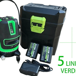 Nivel Laser Verde Auntonivelación 5 Lineas Profesional