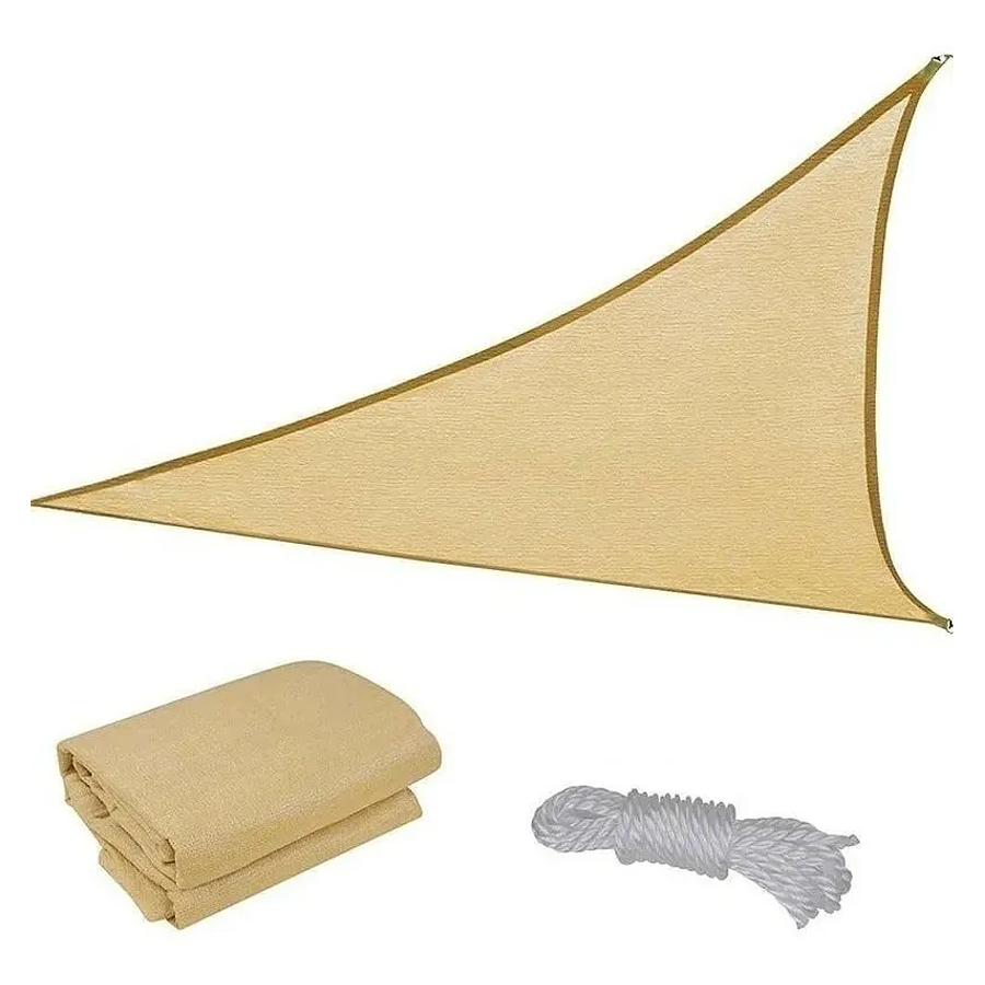 Vela Sombra 5mx5mx5m Toldos Vela Malla Sombra Triangular