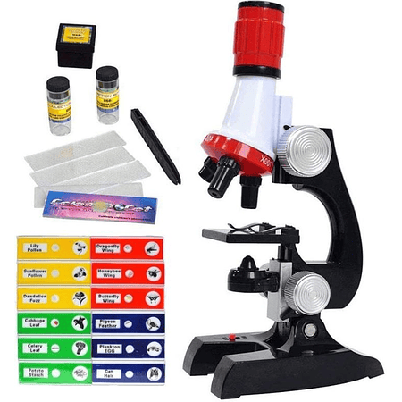 Kit De Ciencia Para Niños Microscopio Juguete Educativo