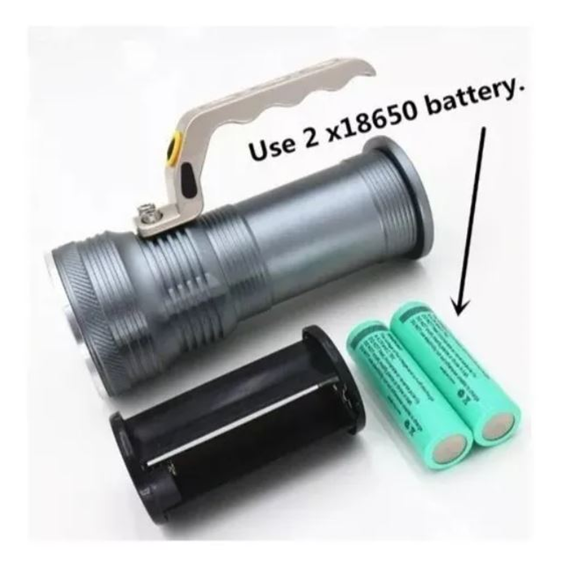 Linterna Led Táctica Recargable Larga Distancia 3