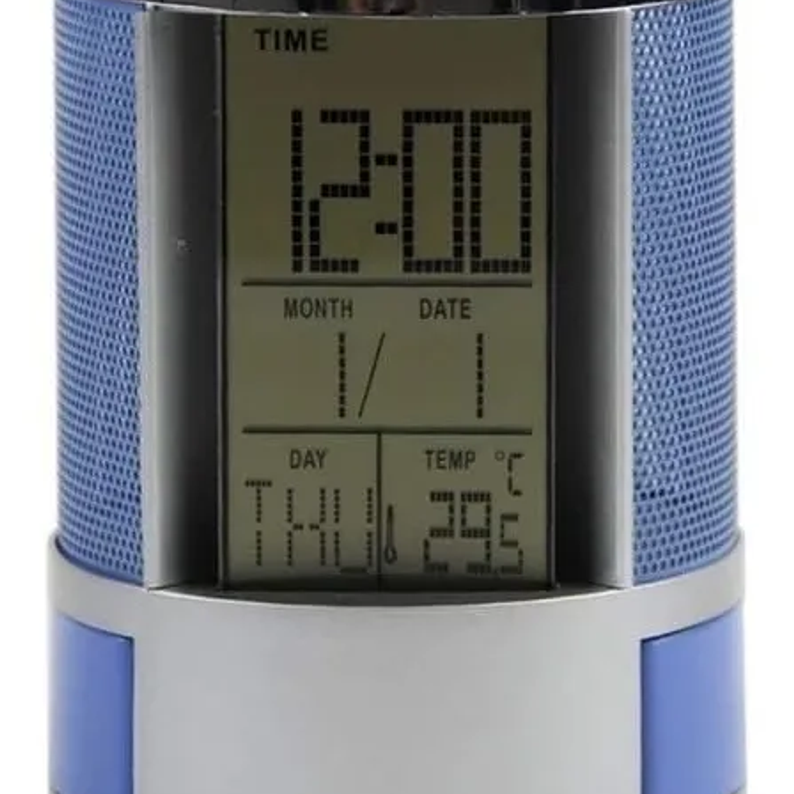 Organizador Bolígrafo Portalápices Reloj Alarma Pantalla Lcd 3