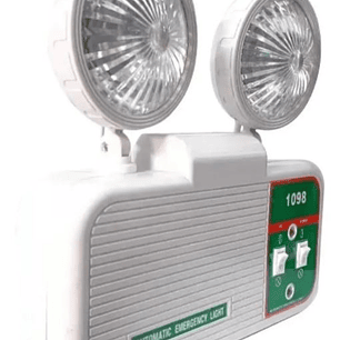 Luz Lampara Emergencia Led Doble Foco