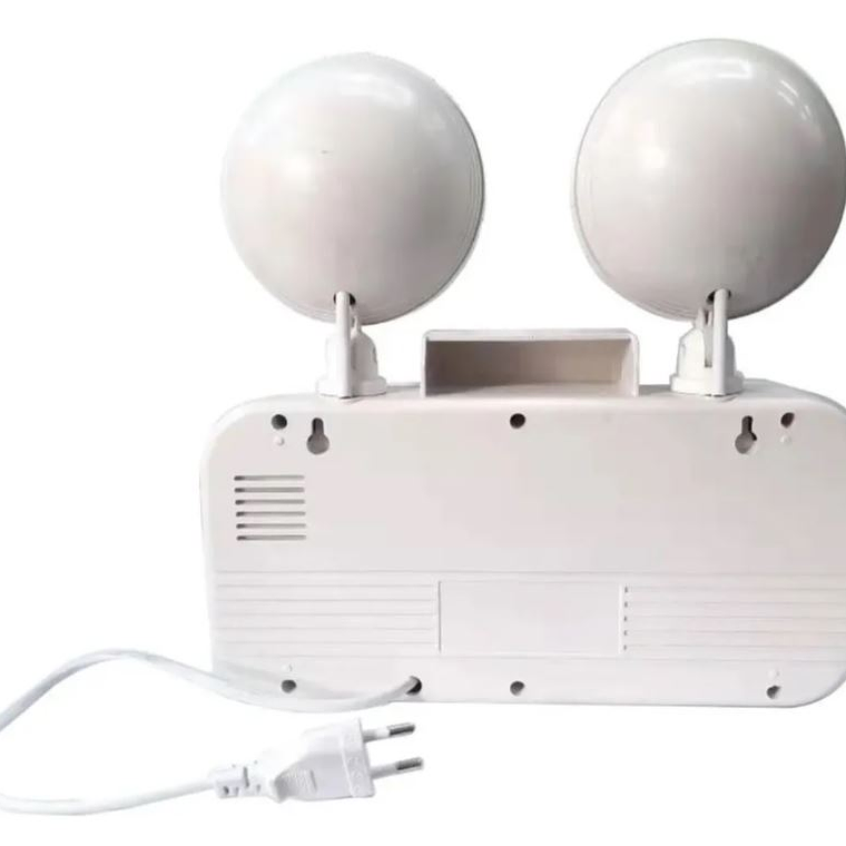 Luz Lampara Emergencia Led Doble Foco 3