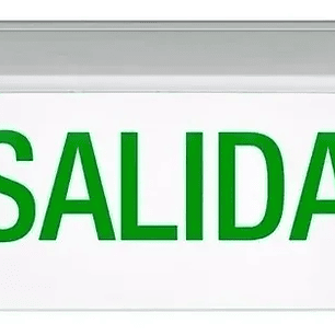 Letrero Led Salida De Emergencia Recargable