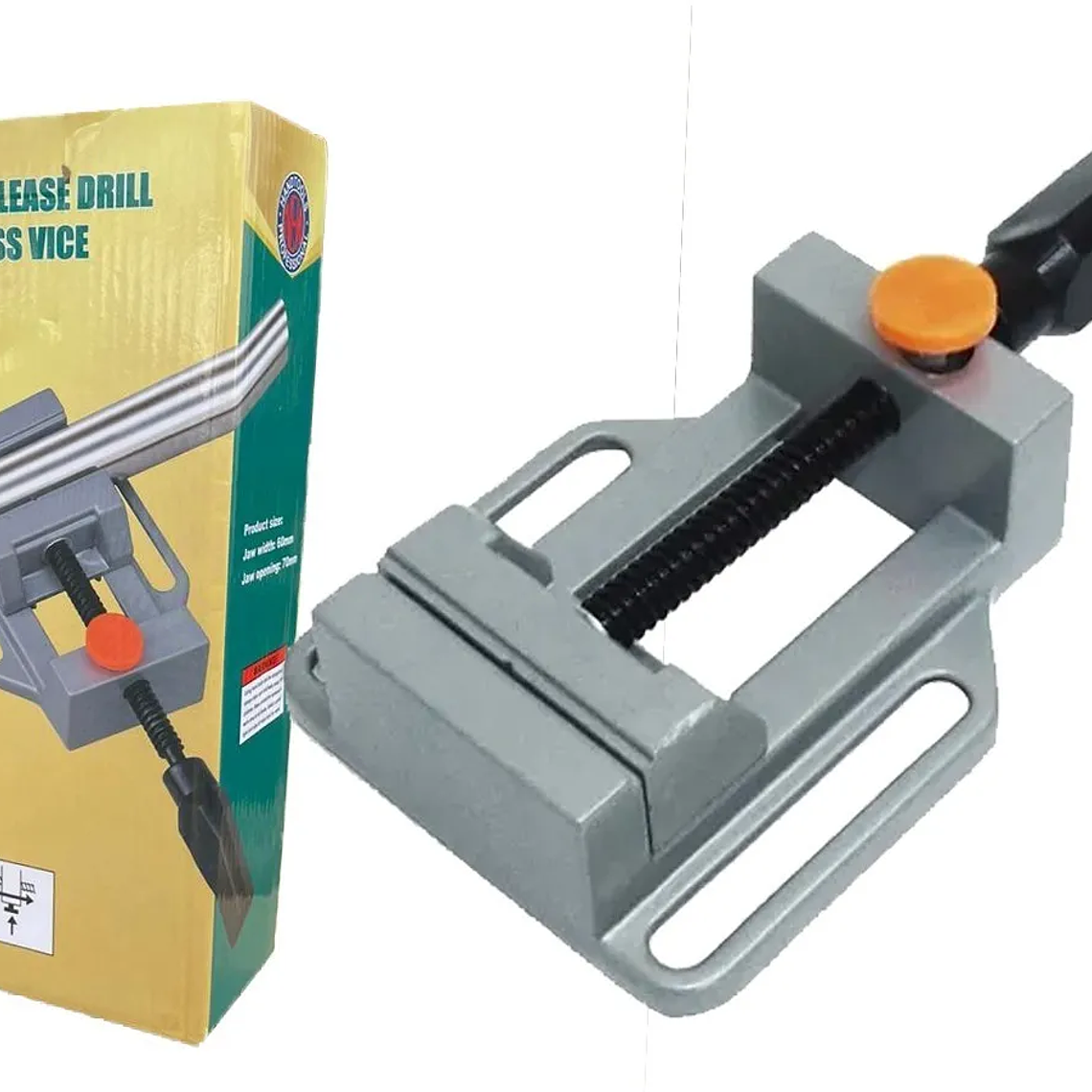 Prensa Plana Morsa Para Soporte De Taladro Y Mesa 3