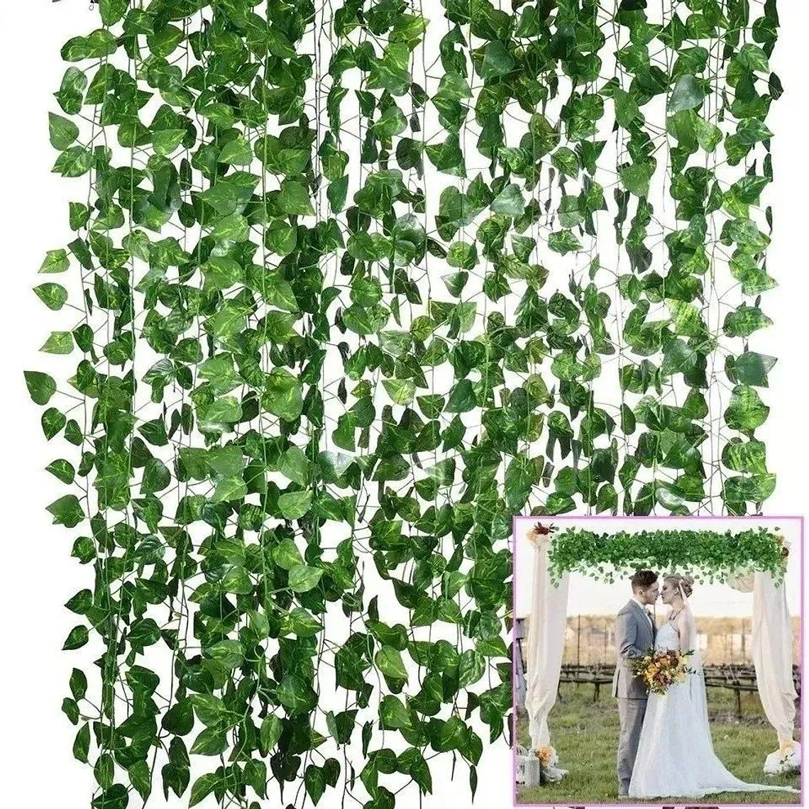 Planta Artificial Enrredadera 12 Tiras 210cm Decoración 1