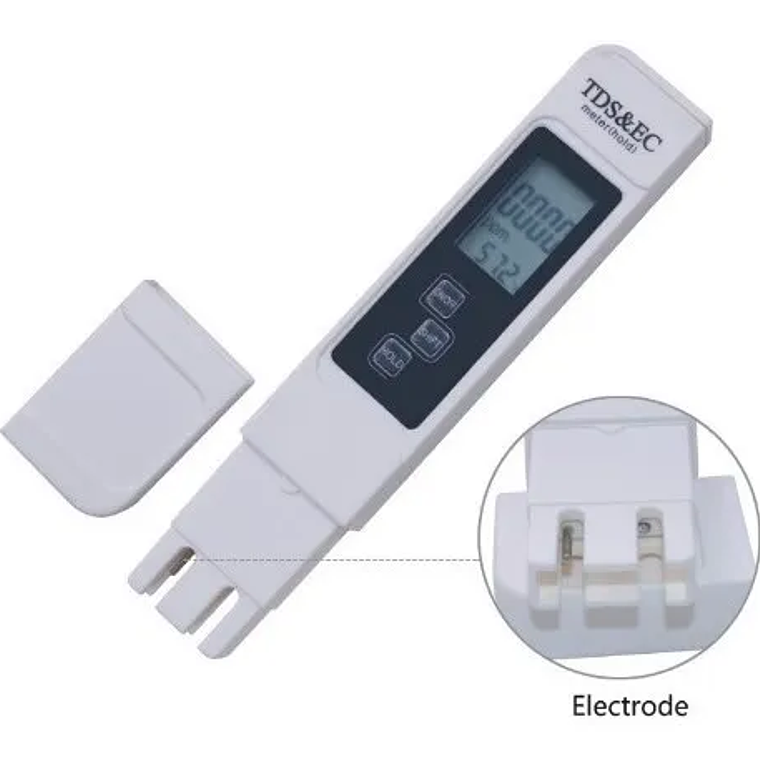 Medidor Digital Lcd 3 En 1 Temperatura Pureza Tds Y Ec 4