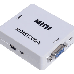 Conversor Adaptador Hdmi a VGA 1080p Full Hd + Audio