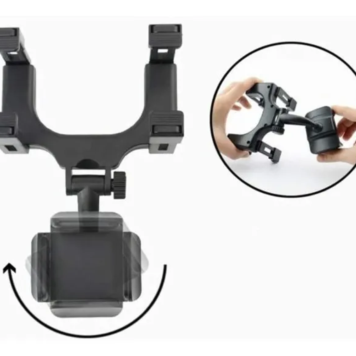 Porta Celular Auto Para Espejo Retrovisor Universal 3