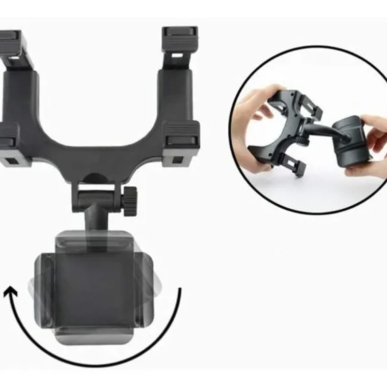 Porta Celular Auto Para Espejo Retrovisor Universal 3