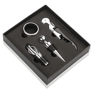 Set Destapador Vinos 4 Pcs
