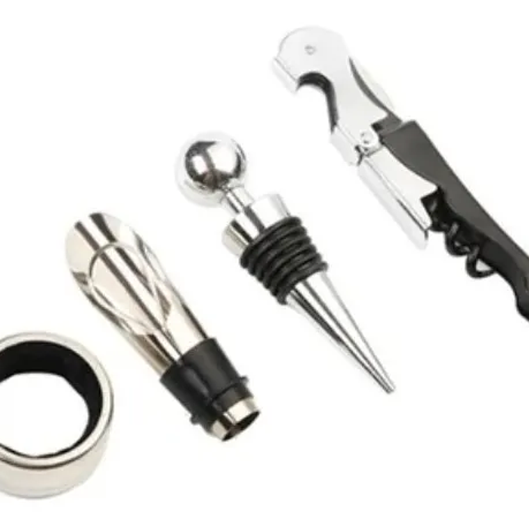 Set Destapador Vinos 4 Pcs 2