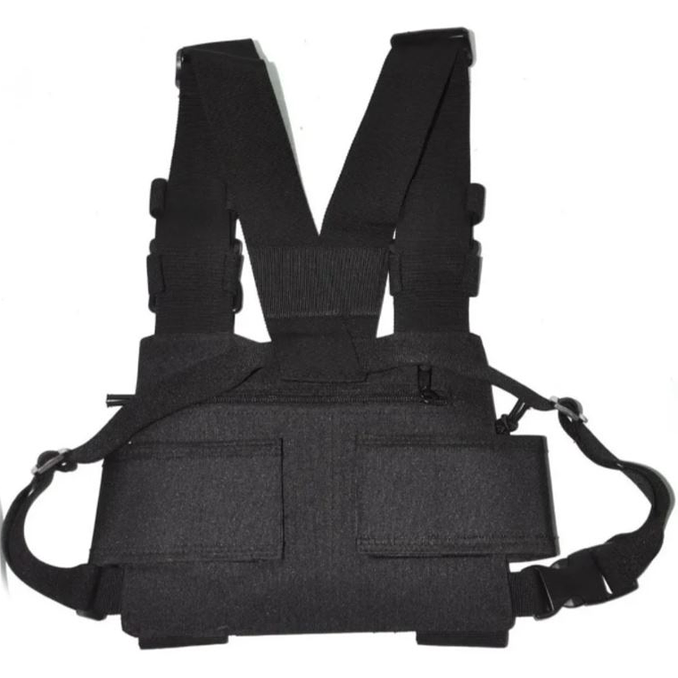 Bolsa Táctica De Pecho Chaleco Ajustable Funcional 2