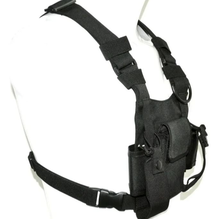 Bolsa Táctica De Pecho Chaleco Ajustable Funcional 3